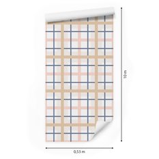 Tapeta 3d w kratę optyczna geometryczna, sypialnia  - Miniaturka zdjęcia nr 2