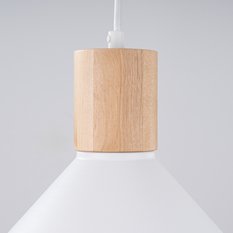 Lampa wisząca JAGA biała 120x30x30cm nowoczesna E27 do salonu - Miniaturka zdjęcia nr 9