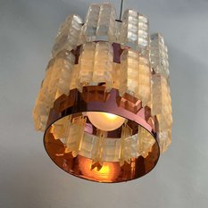 Modernistyczna lampa wisząca, Polska, lata 70. - Miniaturka zdjęcia nr 10