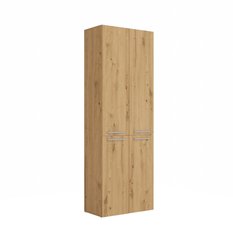 Słupek łazienkowy NEL DD 1K 174x60x30 cm szafka łazienkowa kosz na pranie regał dąb artisan - Miniaturka zdjęcia nr 4