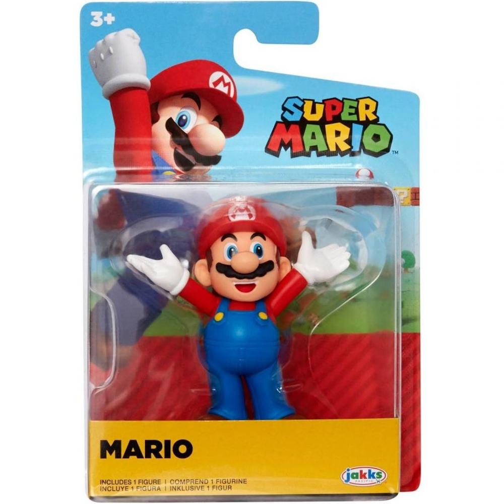 SUPER MARIO ORYGINALNA RUCHOMA FIGURKA MARIO NINTENDO JAKKS PACIFIC 7cm