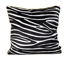 Poszewka CHIC OBSESSION 45x45 cm czarno biała welwetowa  - Miniaturka zdjęcia nr 3