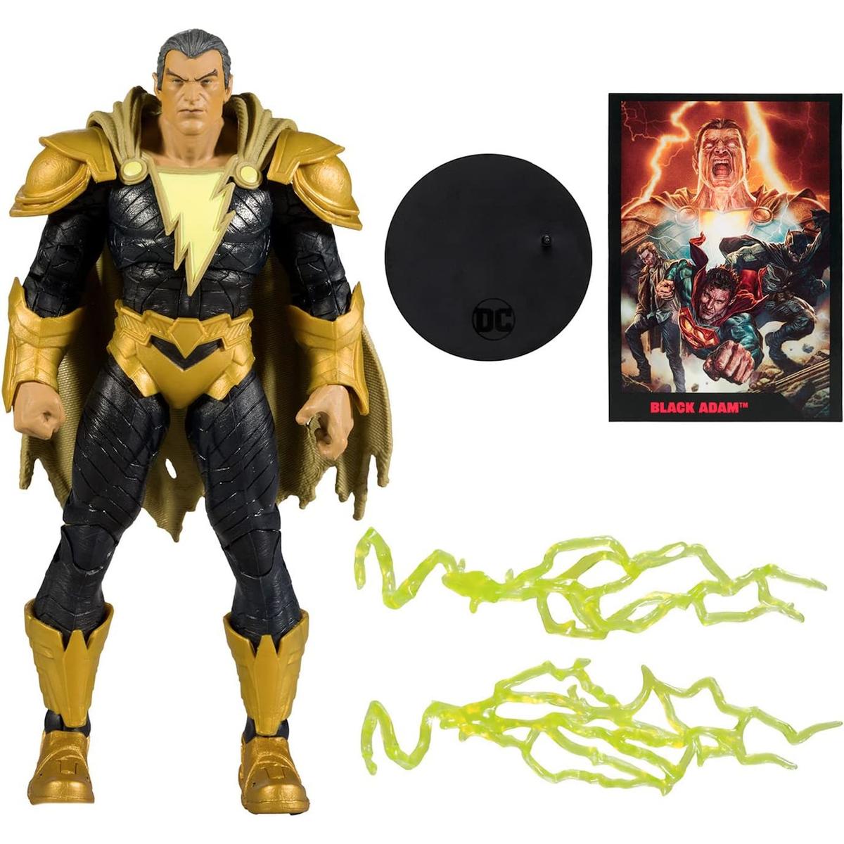 Oryginalna ruchoma figurka Black Adam DC multiverse + komiks 19 cm nr. 3