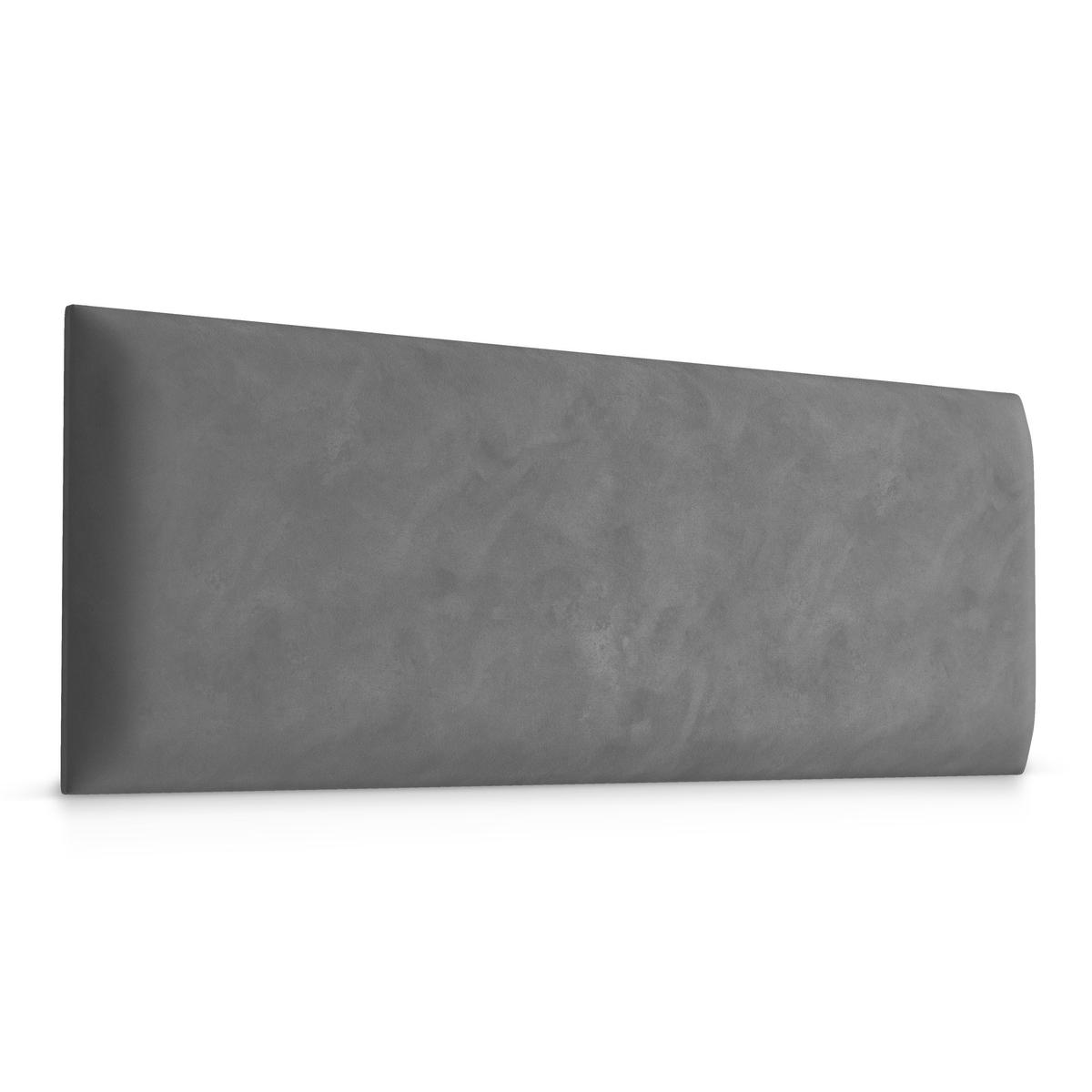 Panele tapicerowane 50x15 cm na ścianę prostokąt szary