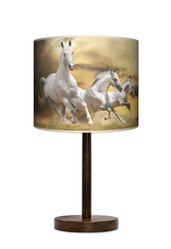 Lampa stołowa duża - Horses 