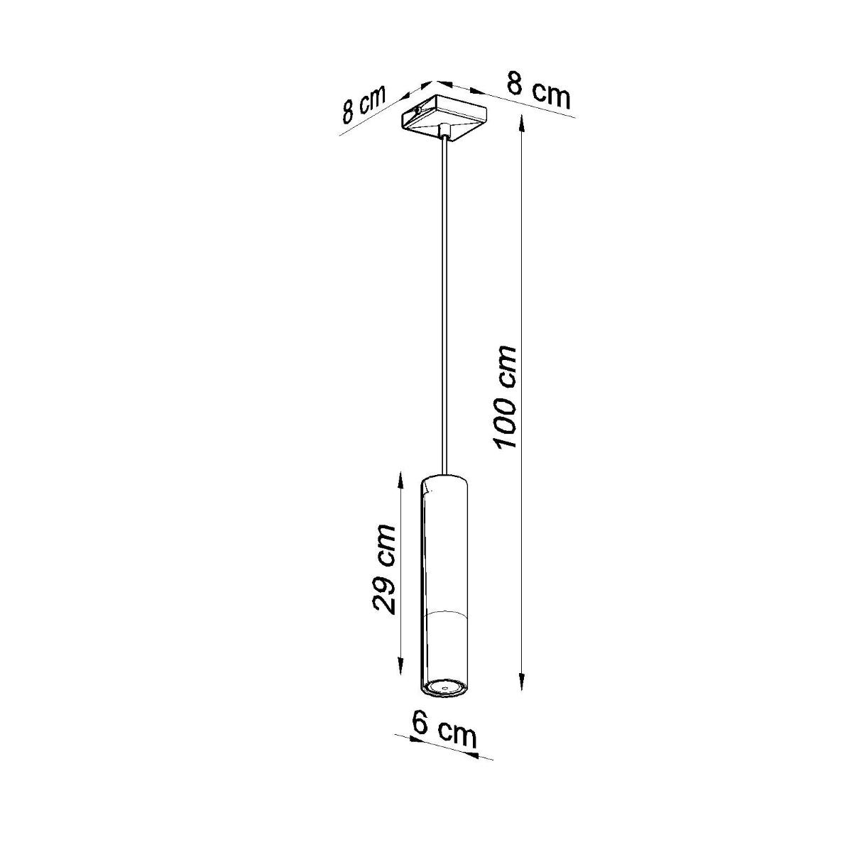 Lampa wisząca LOOPEZ 1 czarny/miedź 100x8x8cm nowoczesna G10 do salonu nr. 4