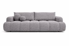 Kanapa rozkładana trzyosobowa Mediolan 250x112x90 cm LOOP sofa z funkcją spania szara - Miniaturka zdjęcia nr 3