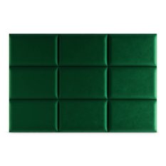 Panele tapicerowane 40x30 na ścianę magic velvet butelkowa zieleń - Miniaturka zdjęcia nr 4