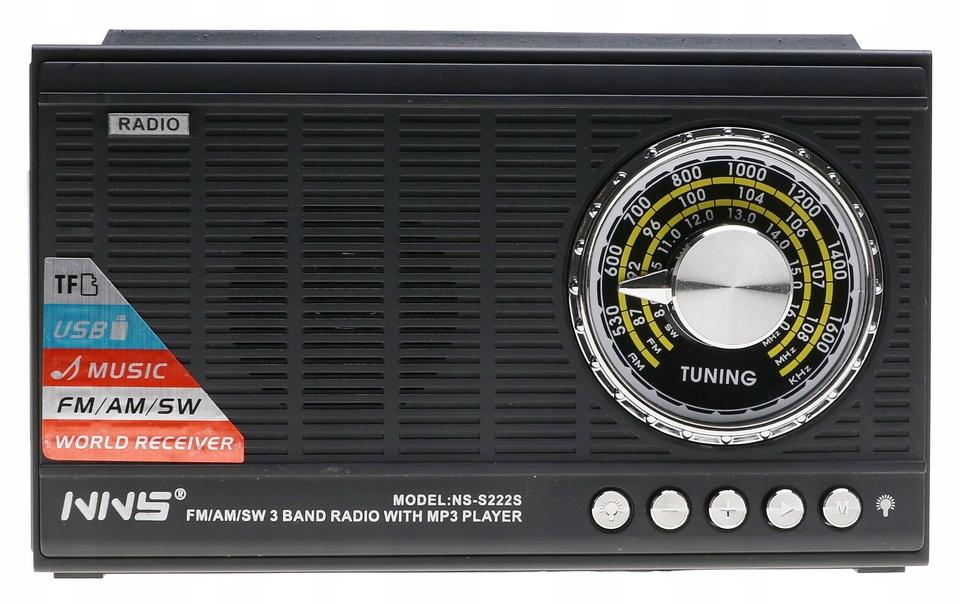 Radio przenośne  21 x 12,5 x 8,5 cm z funkcją bluetooth    z latarką  ładowany solarnie czarne nr. 4