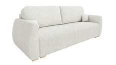 Kanapa Dalia z funkcją spania 88x221x93 cm do salonu z funkcją spania lambi kremowy - Miniaturka zdjęcia nr 1