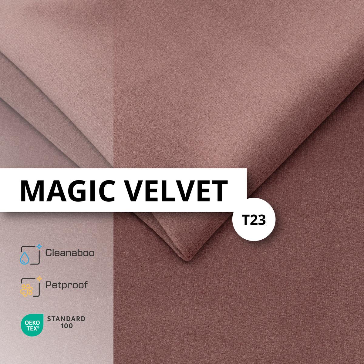 Łóżko Pojedyncze 90x200cm łóżko tapicerowane z pojemnikiem brudny róż do sypialni wezgłowie 120 cm nr. 13