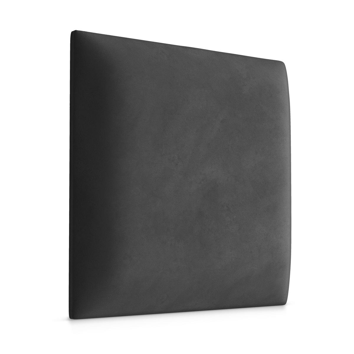 Panele tapicerowane 30x30 cm na ścianę kwadrat grafitowy