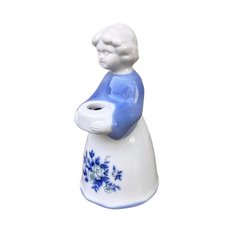 Porcelanowa figurka świecznik Chłopiec, Lilienthal, Niemcy lata 80. - Miniaturka zdjęcia nr 2