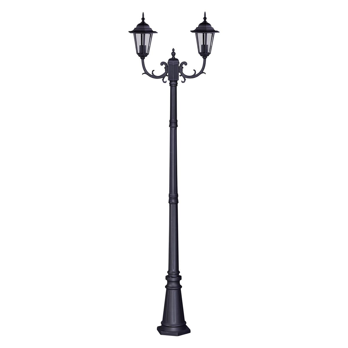 Lampa ogrodowa stojąca K-7064A2/2 STANDARD 70x233x27 cm do ogrodu czarny