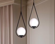 Lampa wisząca K-4771 NEVE BLACK 38x90x40 cm do salonu lub pokoju czarny - Miniaturka zdjęcia nr 7