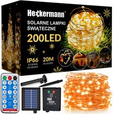 Lampki solarne Heckermann VCT-SLC-21 200LED Warm - Miniaturka zdjęcia nr 1