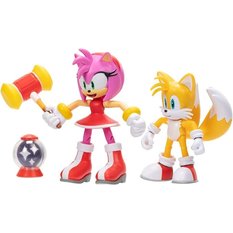 Zestaw ruchomych figurek SONIC amy + tails the hedgehog jakks pacific dla dziecka - Miniaturka zdjęcia nr 3