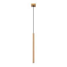 Lampa wisząca PASTELO 1 złota 115x3.5x3.5cm nowoczesna G9 do salonu - Miniaturka zdjęcia nr 1