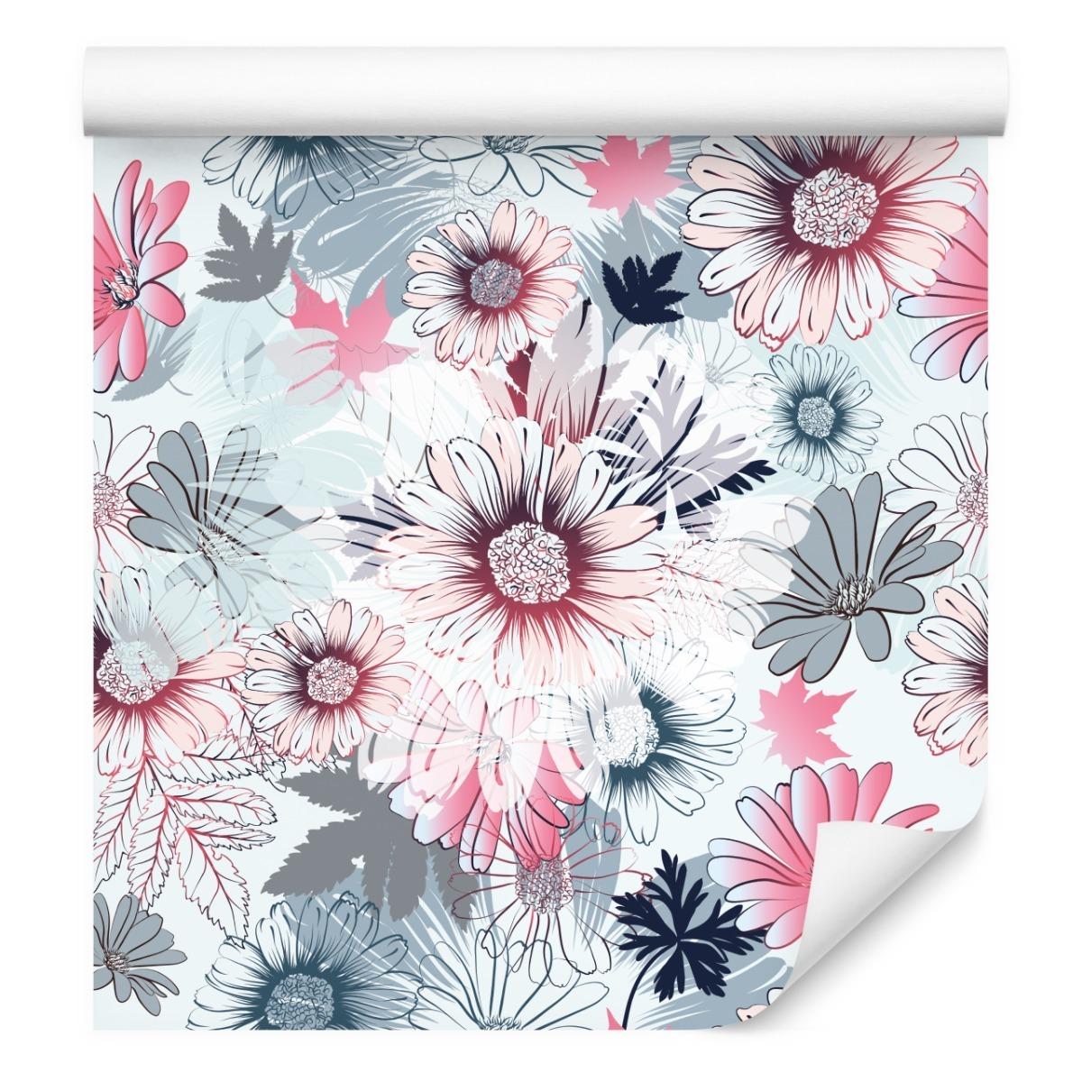 Tapeta Kolorowe Wiosenne KWIATY Natura Do Salonu 53x1000  nr. 8
