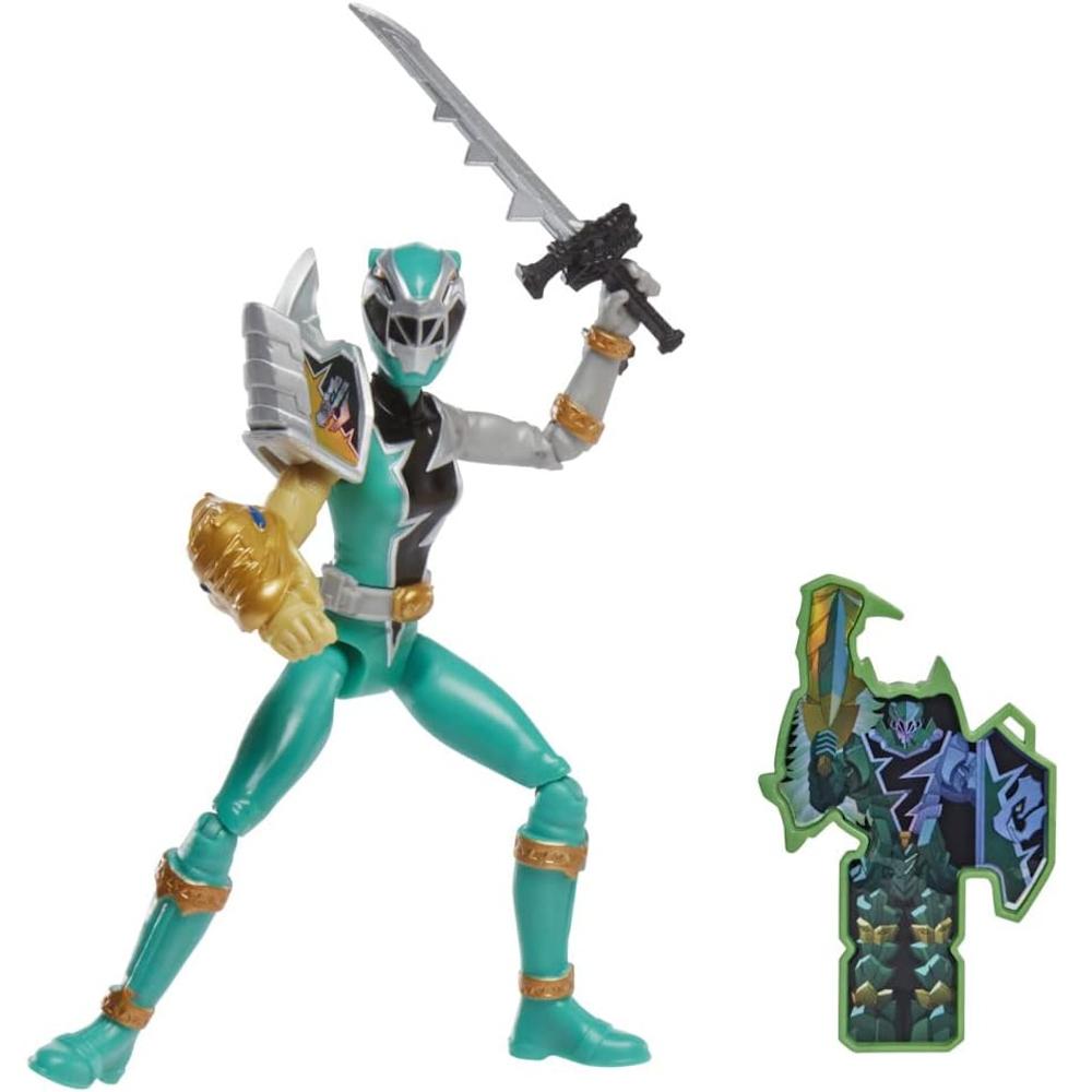 Figurka POWER RANGERS 15 cm oryginalna dino fury hasbro zielony ranger dla dziecka nr. 2