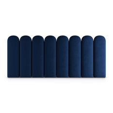 Panele tapicerowane  20x80 cm na ścianę płotek granatowy magic velvet - Miniaturka zdjęcia nr 2