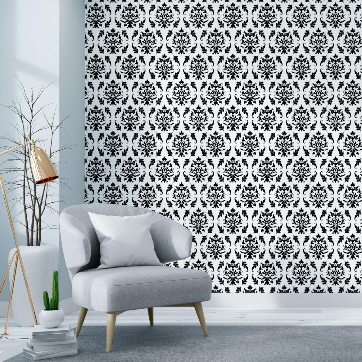 Tapeta Czarno-Białe ORNAMENTY Eleganckie Wzory  nr. 5