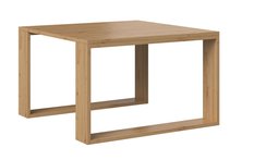 Stolik kawowy ława loft Modern Mini 67x67x40 cm  klasyczny brązowy dąb artisan do salonu - Miniaturka zdjęcia nr 3