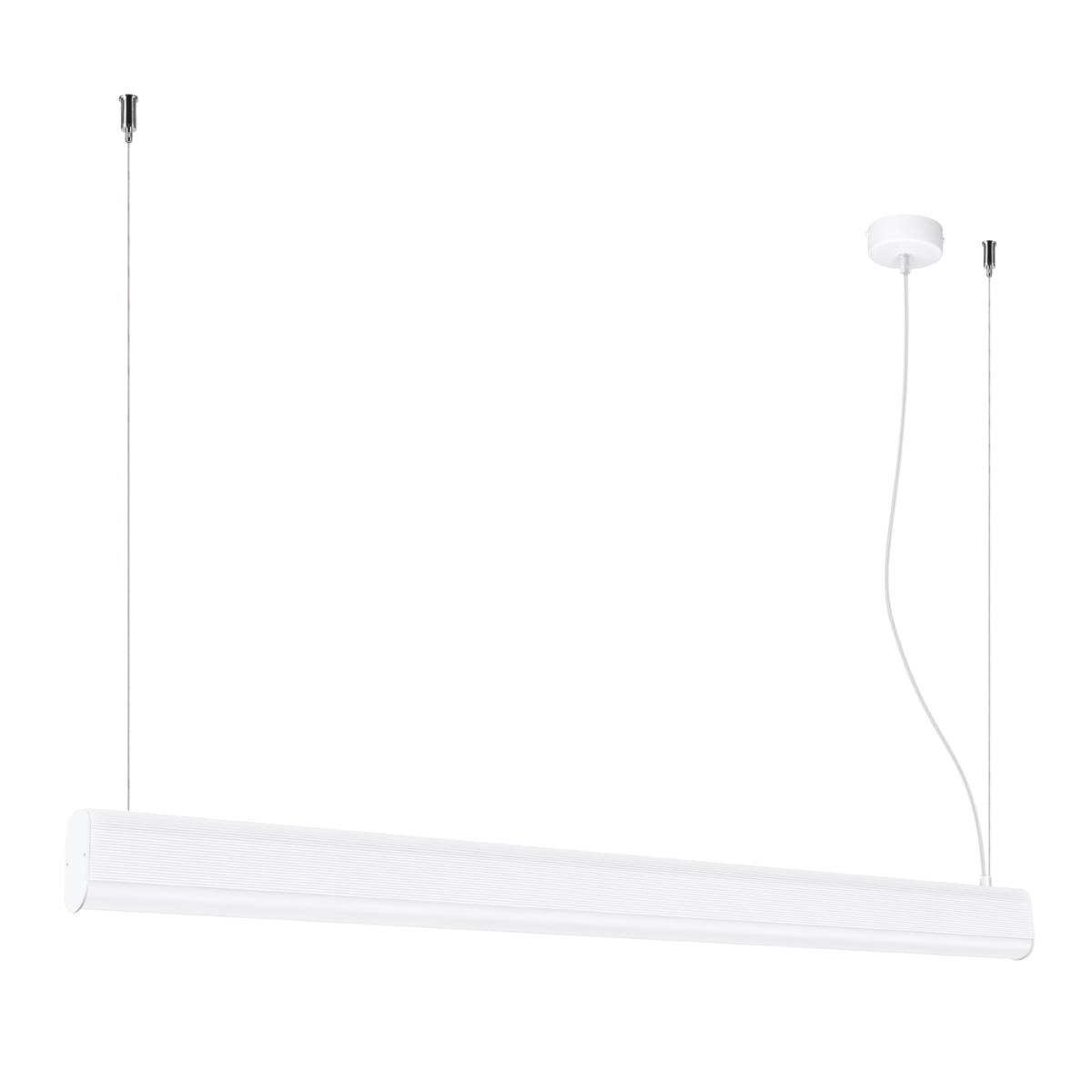 Lampa wisząca FARGE biała LED 4000K 150x8x120cm nowoczesna LED do salonu