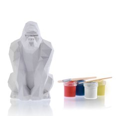 Kolorowanka 3D Gorilla Low-Poly - Miniaturka zdjęcia nr 5