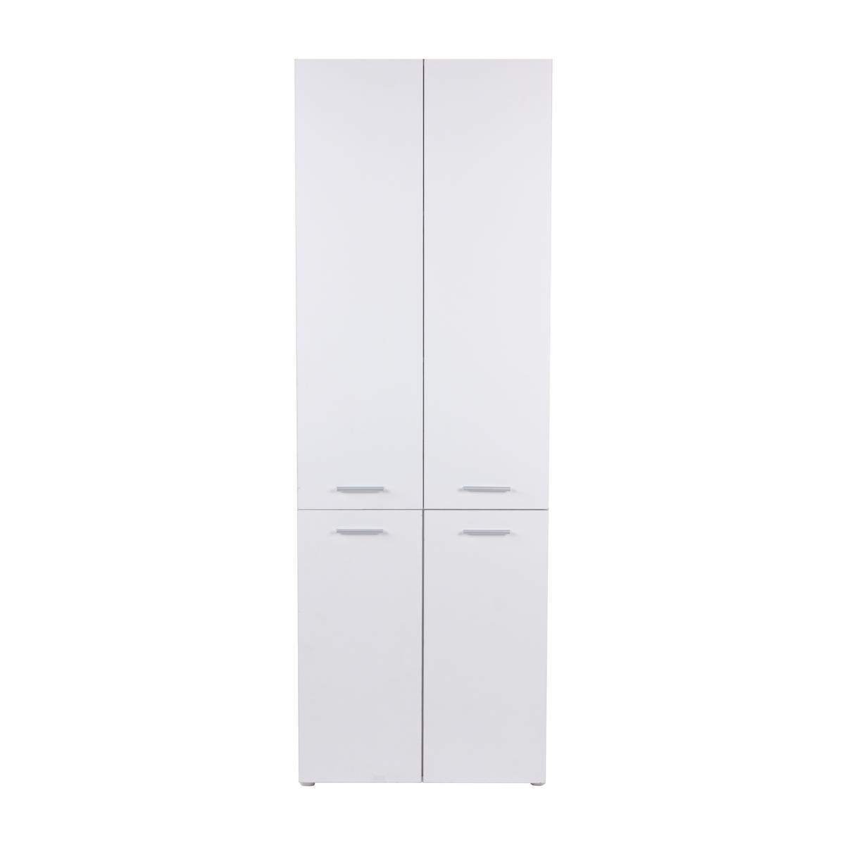Słupek łazienkowy z dostawą najtaniej LUBA 1K DD 174x60x30 cm szafka łazienkowa kosz na pranie regał biały mat nr. 4