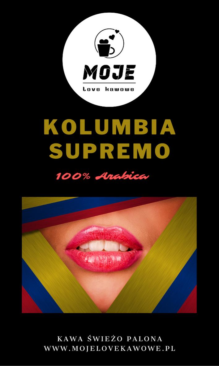 Kawa Kolumbia Supremo 1000g zmielona