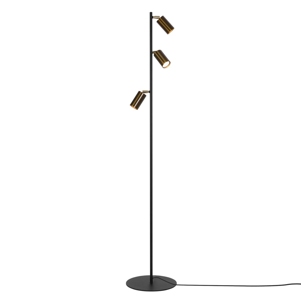 Lampa podłogowa K-4905 ALTER 30x160x160 cm do salonu lub pokoju czarny/złoty nr. 1