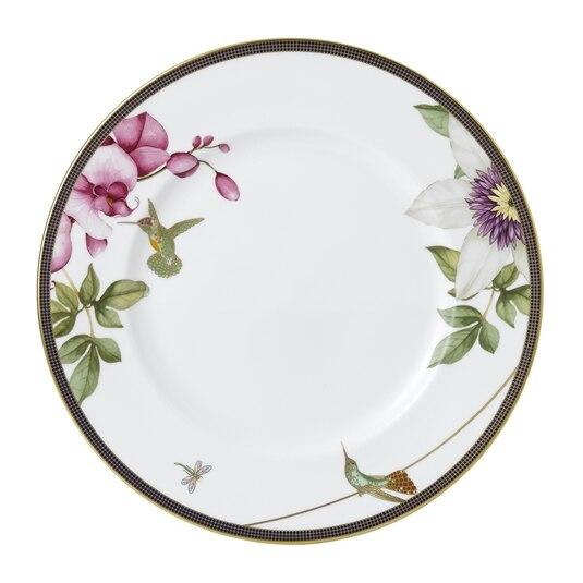 Talerz obiadowy 27 cm Hummingbird Wedgwood biały do jadalni