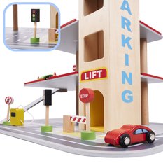 Parking Lulilo Benino garaż dla dziecka drewniany - Miniaturka zdjęcia nr 7