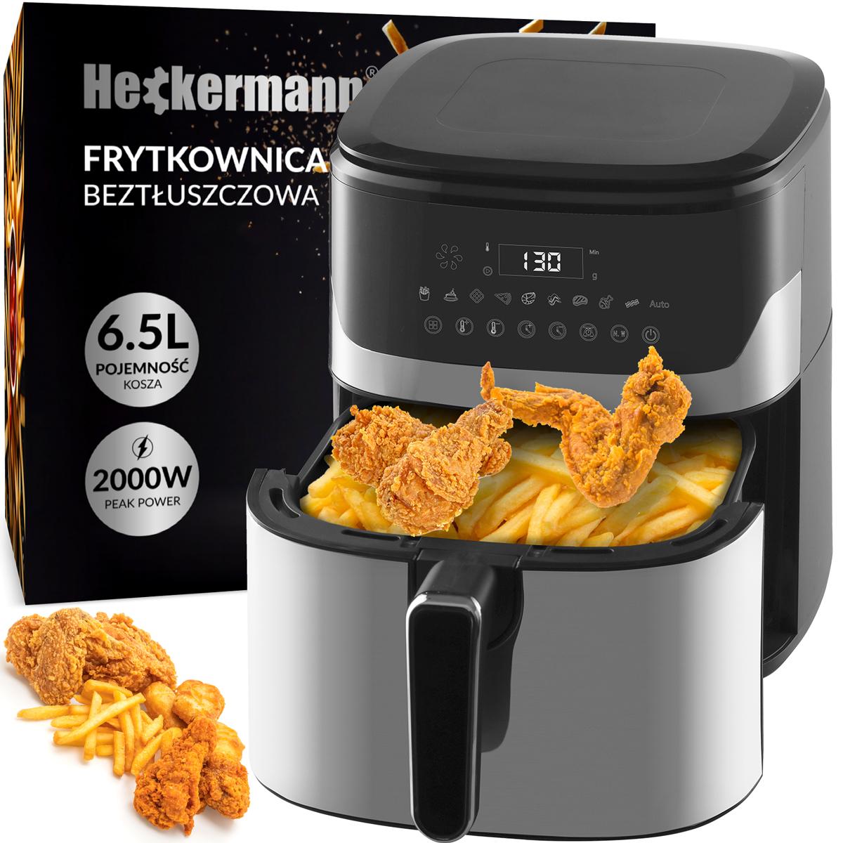 Frytkownica beztłuszczowa 6,5L Heckermann® ZHAF-650AD nr. 16