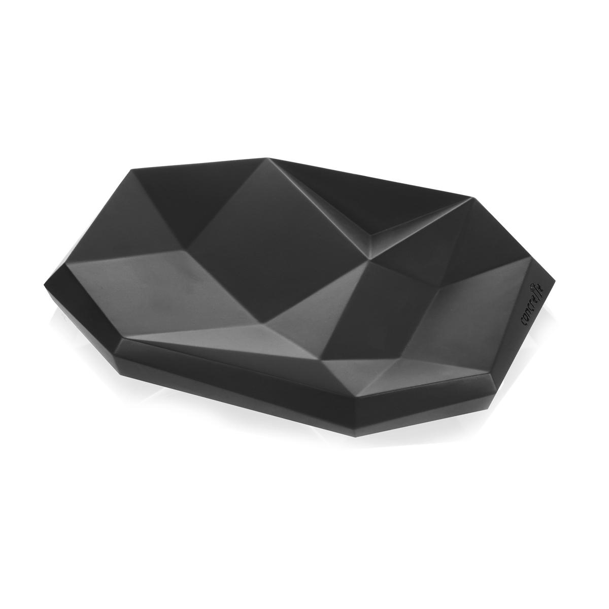 Patera Low-Poly Black Matt Poli