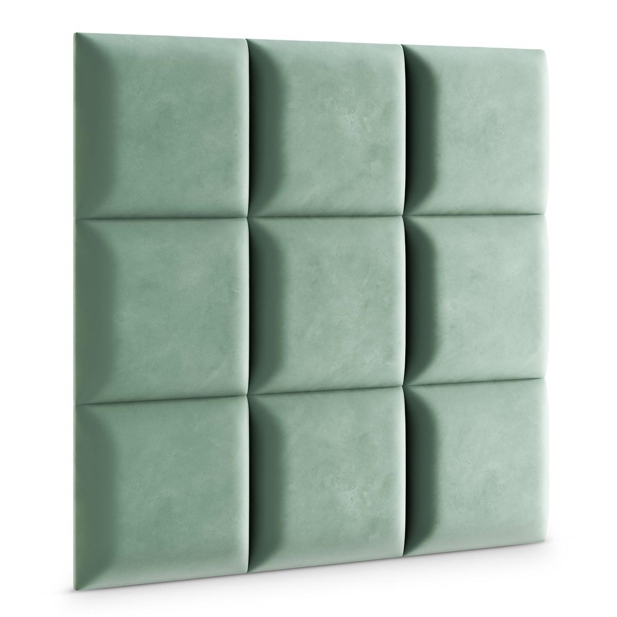 Panele tapicerowane 30x30 na ścianę magic velvet miętowy nr. 3