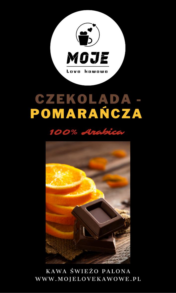 Kawa smakowa Czekolada - Pomarańcza 250g zmielona