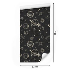 Tapeta W Rolce PLANETY Kosmos Gwiazdy Ornamenty  - Miniaturka zdjęcia nr 2