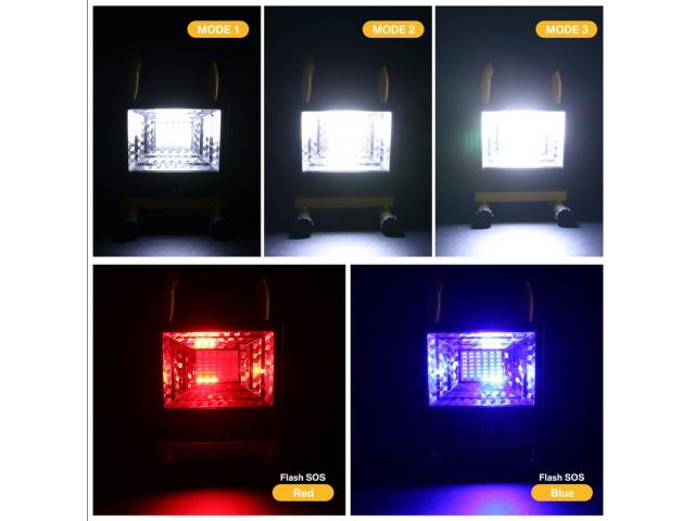 Halogen przenośny LED 100W akumulator nr. 3