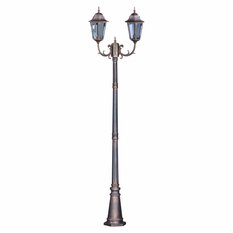 Lampa ogrodowa stojąca K-7006A2/2 / LOZANA 72x243x27 cm do ogrodu czarny/złoty - Miniaturka zdjęcia nr 1