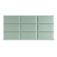 Panele tapicerowane 60x30 na ścianę wezgłowie miętowy - Miniaturka zdjęcia nr 4