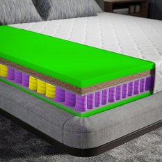 Materac kieszeniowy 26cm Prestige Kokos 90x200 wygodny z pokrowcem H4/H5 - Miniaturka zdjęcia nr 5