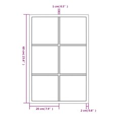 Lustro 60x40 cm do łazienki sypialni ścienne metalowe czarne  - Miniaturka zdjęcia nr 8