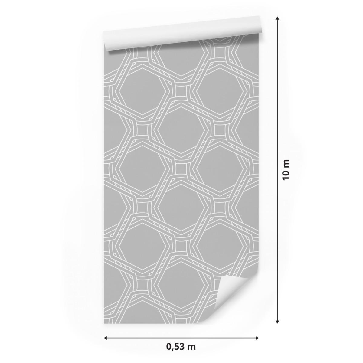 Tapeta Ścienna Do Salonu GEOMETRYCZNA Abstrakcja 53x1000  nr. 2