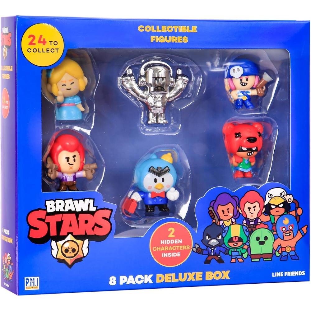 BRAWL STARS PMI 8-PAK PIPER SILVER FRANK PENNY COLT PAN P NITA LEON MEG