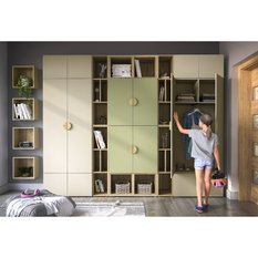 Szafa 80x39,7x193,5 cm  Melo  czterodrzwiowa kaszmir do sypialni i pokoju - Miniaturka zdjęcia nr 5