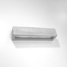 Kinkiet VEGA 50 beton 10x12x50cm nowoczesna lampa E27 do salonu - Miniaturka zdjęcia nr 2