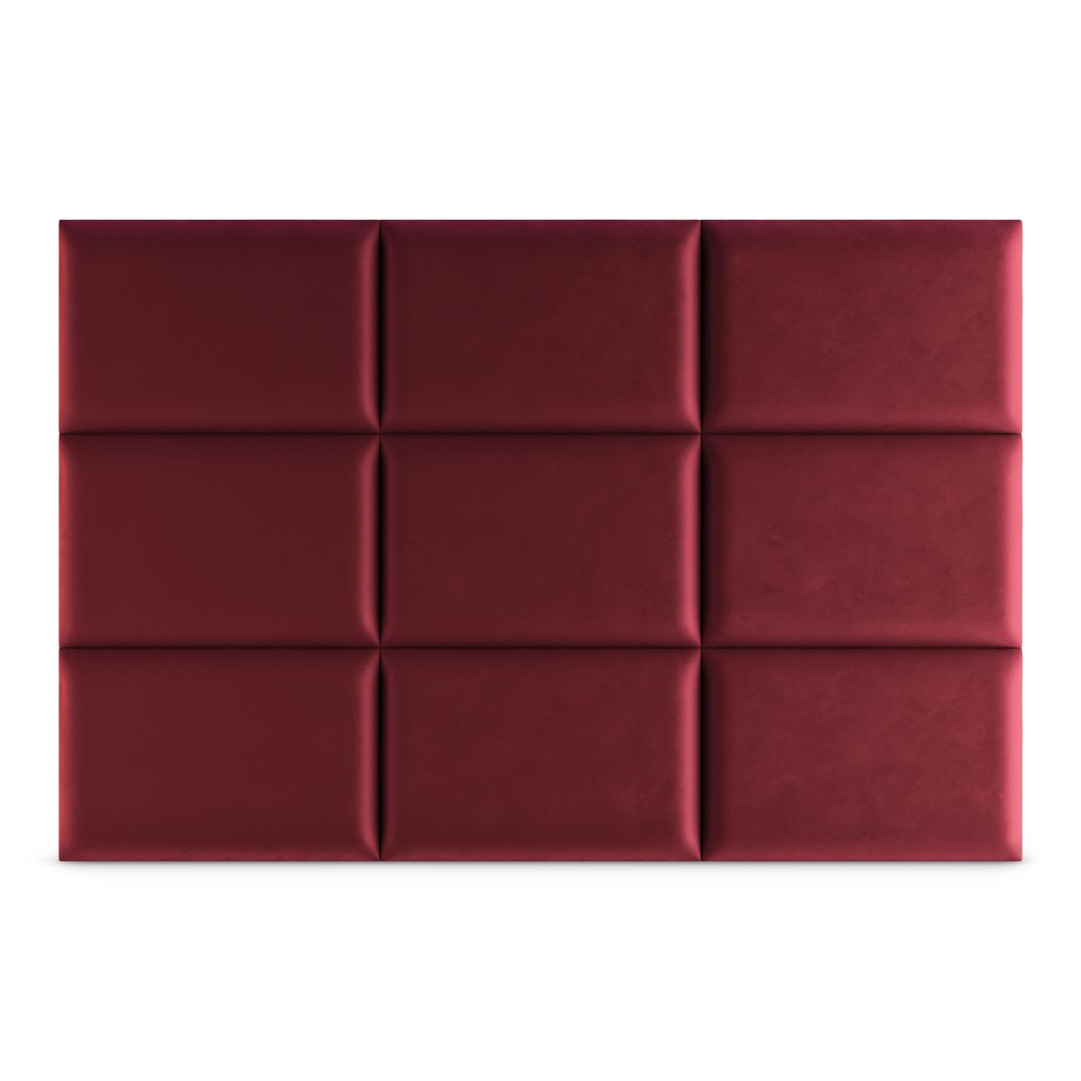 Panele tapicerowane 60x40 cm na ścianę magic velvet bordowy nr. 4