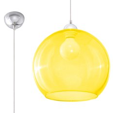 Lampa wisząca BALL żółta 120x30x30cm nowoczesna E27 do salonu - Miniaturka zdjęcia nr 1